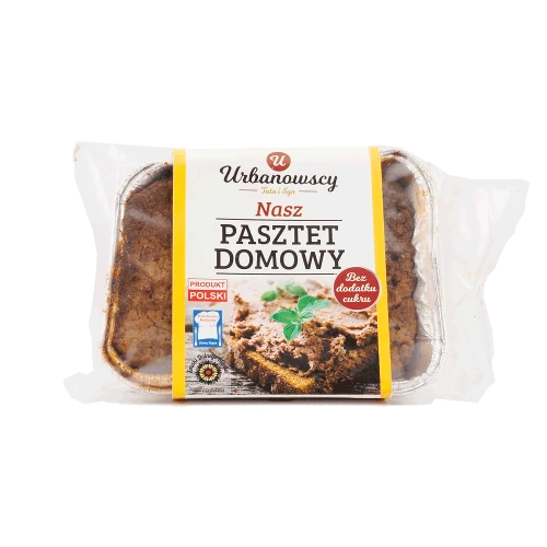 Pasztet domowy tradycyjny 210g od Urbanowscy — klasyczny pasztet wieprzowy z wątróbką