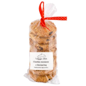 Ciastka owsiane z żurawiną 80g