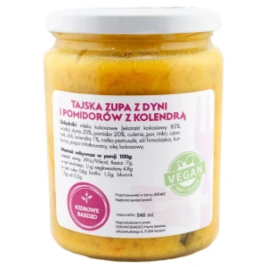 Zupa tajska z dyni i pomidorów z kolendrą 540ml