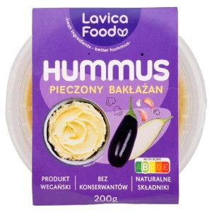 Hummus z pieczonym bakłażanem 200g