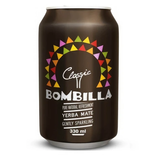 Bombilla Classic 330ml puszka – lekko gazowany napój Yerba mate, naturalne orzeźwienie i energia