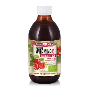Witamina C ekologiczny sok z dzikiej róży 250ml