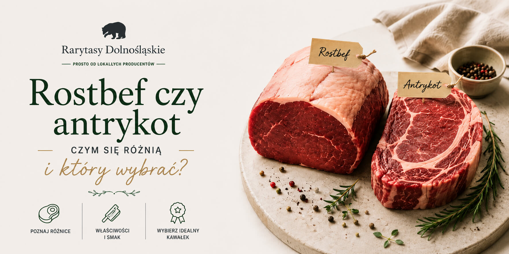 Rostbef czy antrykot — czym się różnią i który wybrać?