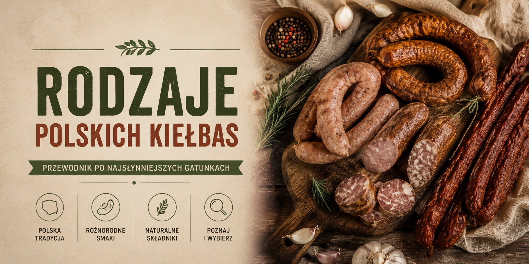 Rodzaje polskich kiełbas — przewodnik po najsłynniejszych gatunkach